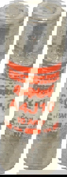 Cylindrical Fast-Acting Fuse: J, 10 A, 20.6 mm Dia